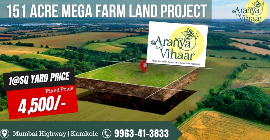 Farm Land Plots for sale In Mumbai Highway Kamkole