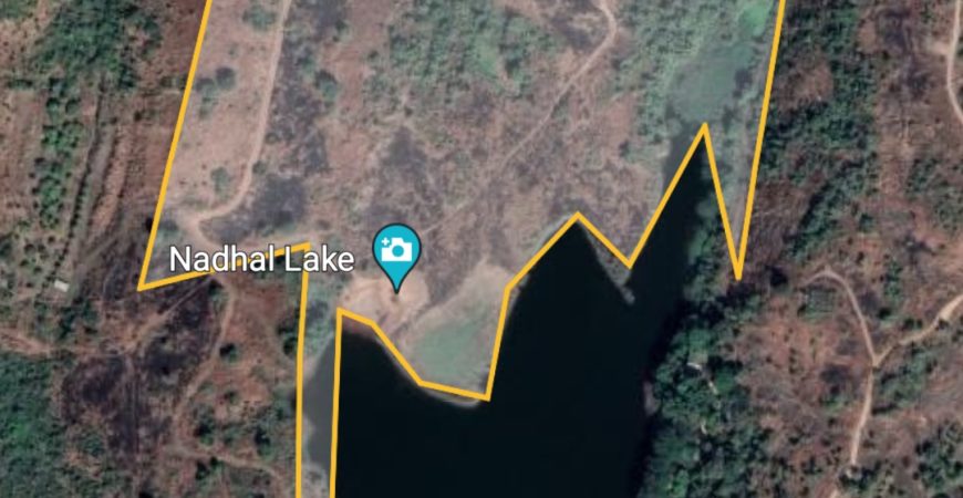 21.60 acre Lake facing Land (Dam back water touch)