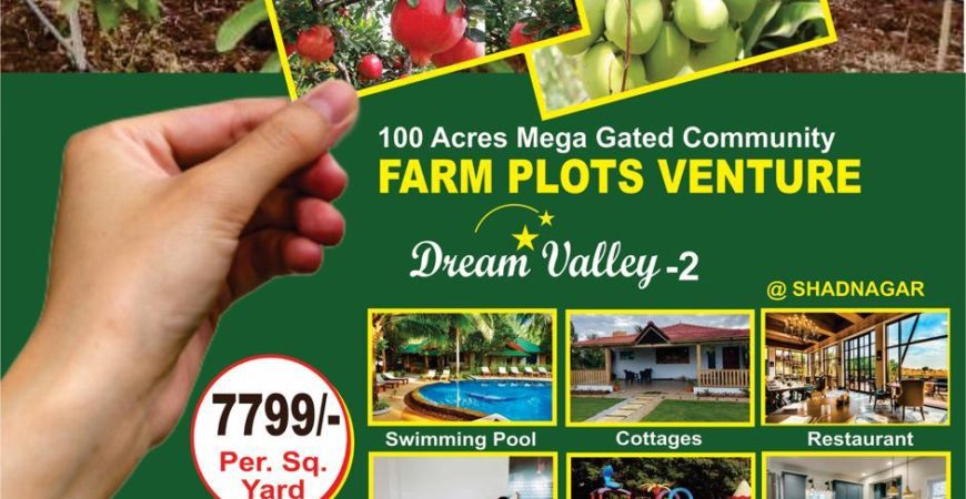 Gated Community Farm Plots for sale in Shadnagar