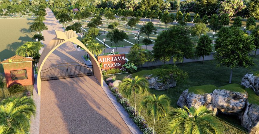 ARRJAVA FARMS 150 SQ.YARDS VILLA PLOT