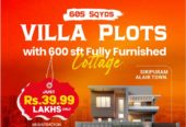 5 Gunthas Plot with 400 Sft Fully Furnished Cottage