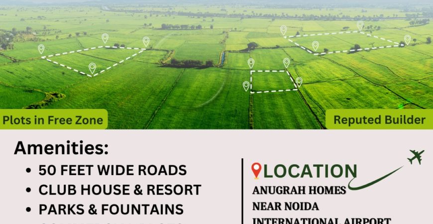 100 sqr yard Farm Plot near Noida Airport Jewar