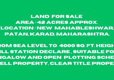 42 Acres Land in New Mahableshwar