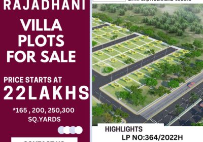 RAJADHANI VILLA PLOTS 165 SQ.YARDS