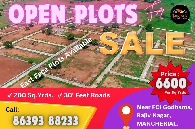 Open PLOT for Sale in Gopalwada – MANCHERIAL