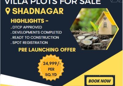 VILLA PLOTS FOR SALE AT SHADNAGAR