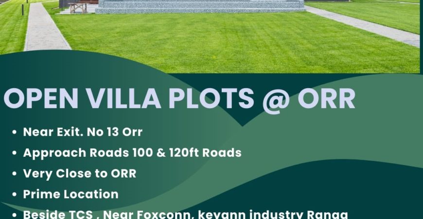 Villa Plots @ ORR, TCS ADIBATLA