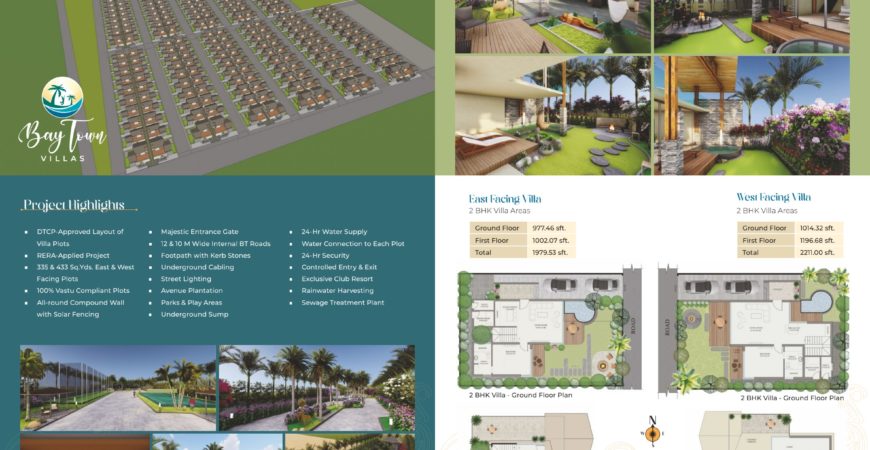 Villa Plots for sale in Bay Town Villas & Resorts